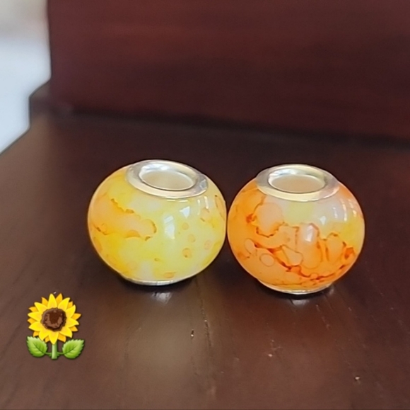 Murano Jewelry - WATERCOLOR  Murano  Glass European Beads for Charm